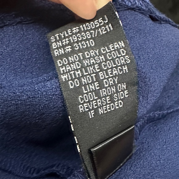 A. Byer Strapless Blue Dress with Sequin Detail - Picture 6 of 6